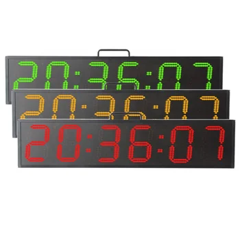 CHEETIE CP028 China Fabricante do DIODO emissor de luz 6 Polegadas de Esportes Timer Digital Relógio de Contagem regressiva Para a Maratona de Estrada