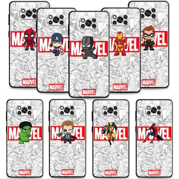 Marvel Avengers Alliance Cartoon Caso Para Xiaomi Poco X3 NFC X4pro M3 F1 F5 Pro 13 12 11 Lite Pro 12X 11T 10T 9T Nota 10