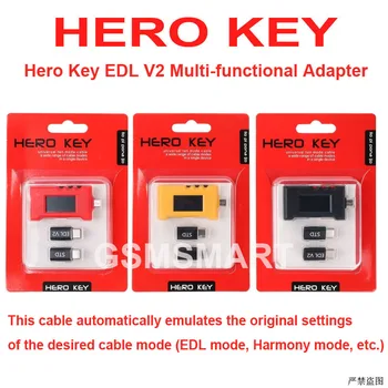 Novo Herói Chave EDL V2 Multi-funcional do Adaptador de